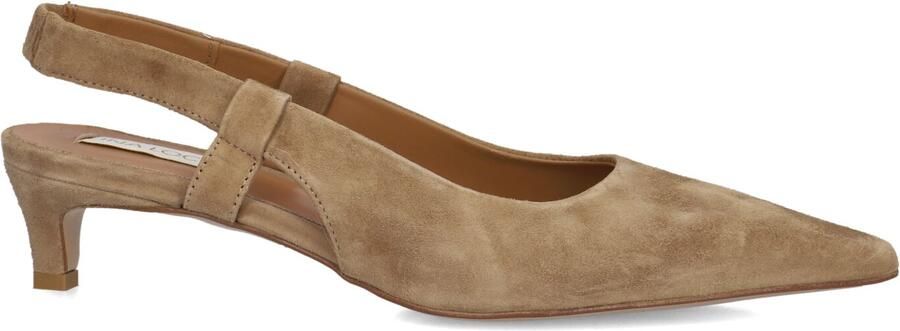 LINA LOCCHI Slingbacks Dames Az131 Maat: 41 Materiaal: Suède Kleur: Beige