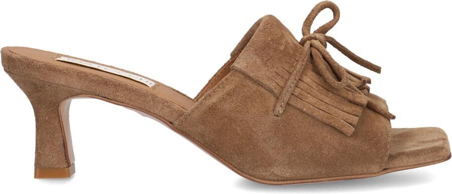 LINA LOCCHI Slingbacks Dames Az150 Maat: 39 Materiaal: Suède Kleur: Camel