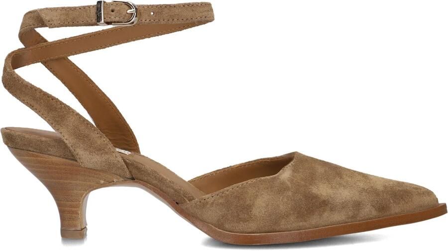 LINA LOCCHI Slingbacks Dames Az41 Maat: 40 Materiaal: Suède Kleur: Camel