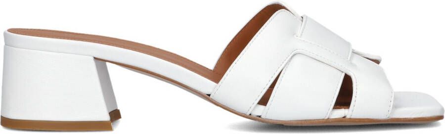 LINA LOCCHI Muiltjes Dames L1398 Maat: 41 Materiaal: Leer Kleur: Wit