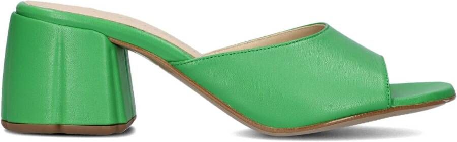 LINA LOCCHI Muiltjes Dames L1406 Maat: 37 Materiaal: Suède Kleur: Groen