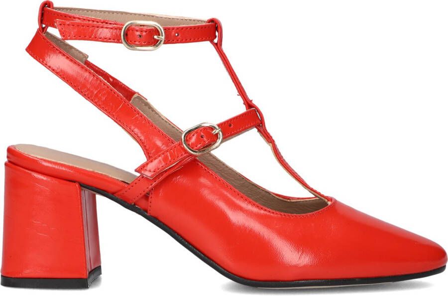 LINA LOCCHI Pumps Dames 010-50 Maat: 41 Materiaal: Lakleer Kleur: Rood