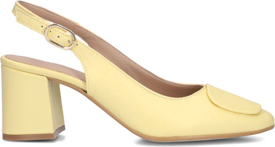 LINA LOCCHI Slingbacks Dames 010-150 Maat: 39 Materiaal: Leer Kleur: Geel