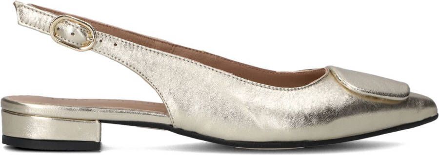 LINA LOCCHI Slingbacks Dames 010-60 Maat: 37 Materiaal: Leer Kleur: Goud