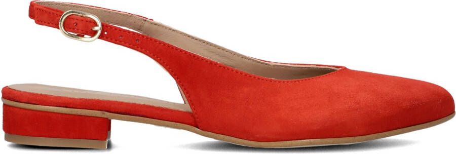 LINA LOCCHI Slingbacks Dames 010-72 Maat: 40 Materiaal: Suède Kleur: Rood