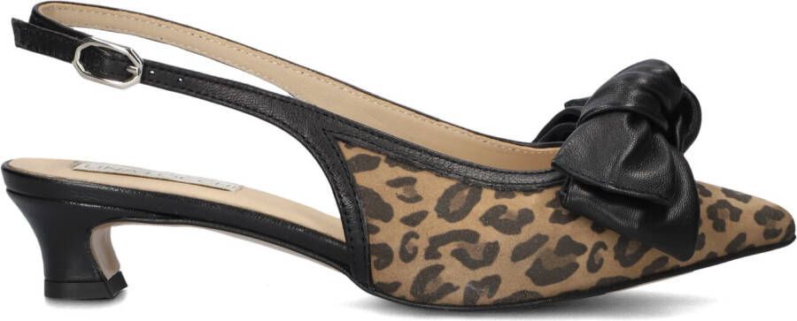 LINA LOCCHI Slingbacks Dames Au 21 m Maat: 40 Materiaal: Nubuck Kleur: Bruin