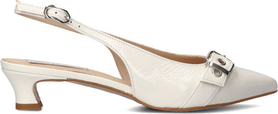 LINA LOCCHI Slingbacks Dames Au 23 Maat: 42 Materiaal: Lakleer Kleur: Wit