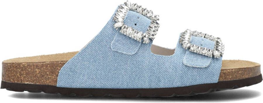 LINA LOCCHI Slippers Dames 12394 Maat: 39 Materiaal: Suède Kleur: Blauw