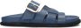 Lina Locchi Slippers Slides Dames 765-05 Blauw - Thumbnail 2