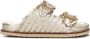 LINA LOCCHI Slippers Dames L1284 Maat: 39 Materiaal: Leer Kleur: Goud - Thumbnail 2