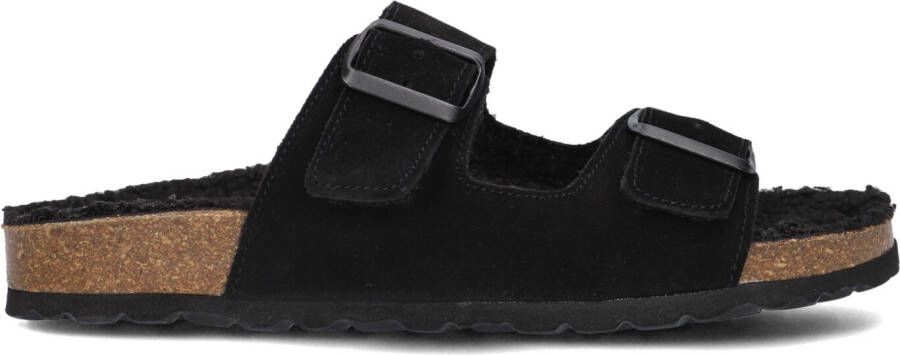 LINA LOCCHI Slippers Dames L1368 Maat: 43 Materiaal: Suède Kleur: Zwart