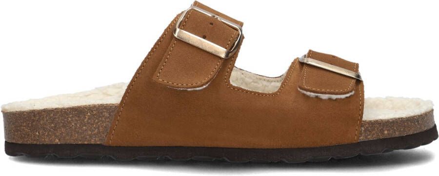 LINA LOCCHI Slippers Dames L1368 Maat: 41 Materiaal: Suède Kleur: Cognac - Foto 3
