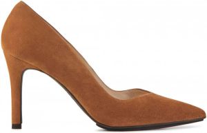 Lodi Pumps Stiletto Dames Damesschoenen Suède hoogte 9 cm Rabot tpa Cognac
