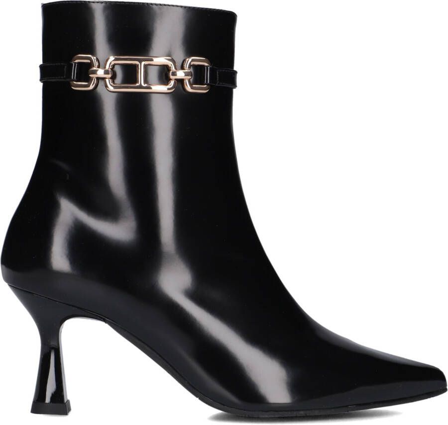 LODI Enkellaarsjes Dames Gominola Maat: 37 Materiaal: Leer Kleur: Zwart