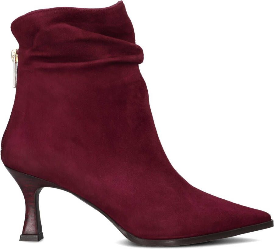 LODI Enkellaarsjes Dames Jalis Maat: 38 Materiaal: Suède Kleur: Rood