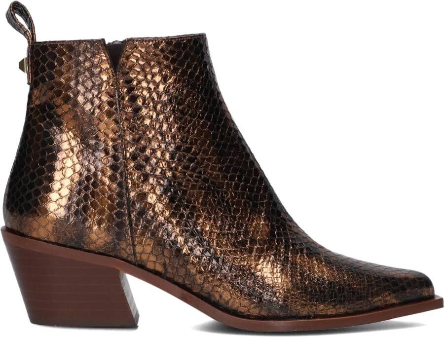 LODI Enkellaarsjes Dames Koo5013 Maat: 37 Materiaal: Leer Kleur: Brons - Foto 4