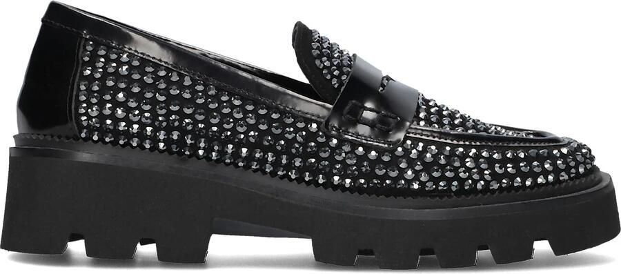 Lodi Instappers Dames Instapschoenen Damesschoenen Leer 4011 Zwart - Foto 2