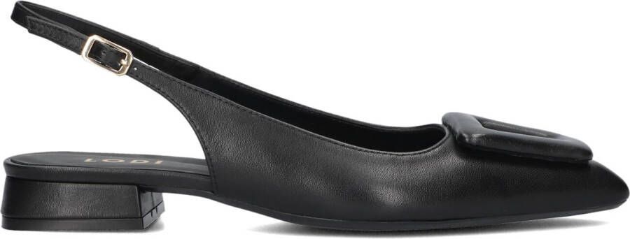 LODI Slingbacks Dames Bro4883 Maat: 42 Materiaal: Leer Kleur: Zwart