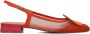 LODI Slingbacks Dames Bro5264 Maat: 37 Materiaal: Nubuck Kleur: Rood - Thumbnail 2