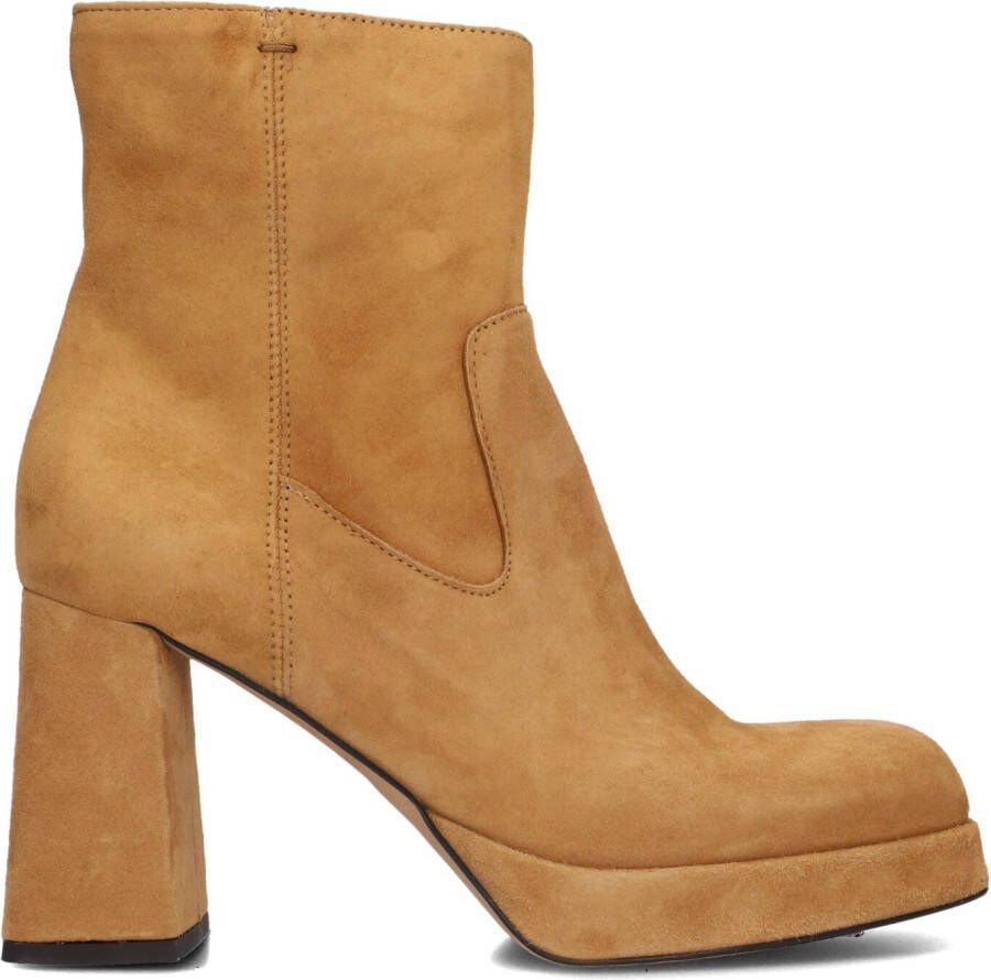 MACE Enkellaarsjes Dames M1122 Maat: 40 Materiaal: Suède Kleur: Bruin