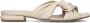 Mace Slippers Dames Sandalen Instappers Damesschoenen Leer Blokhak M1118 Gebroken wit - Thumbnail 2