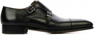 Magnanni Instappers Heren Gespschoenen Herenschoenen Leer 11005 Zwart