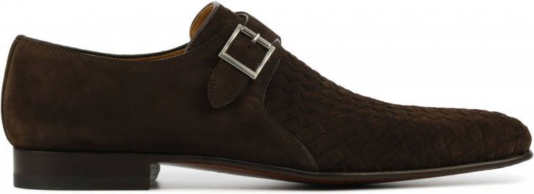 Heren Schoenen voor voor Instappers voor Loafers Santoni Gladde Gespschoenen in het Bruin voor heren 