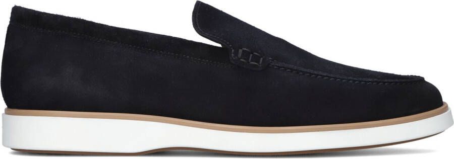 Magnanni Instappers Heren Instapschoenen Herenschoenen Suède 25117 witte zool Blauw - Foto 3