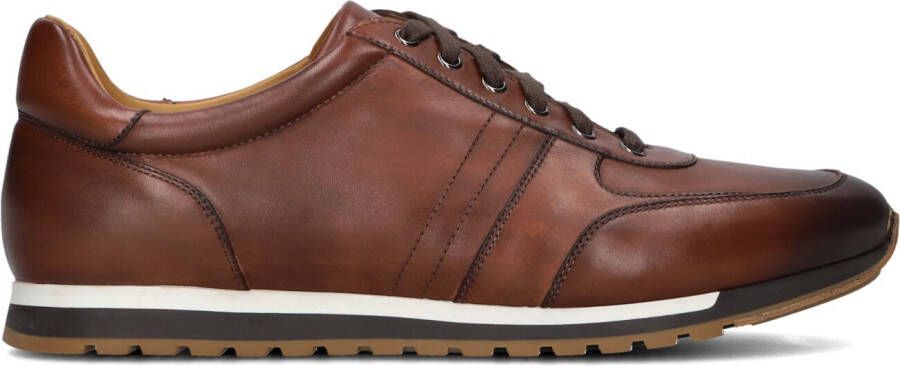 MAGNANNI Lage Sneakers Heren 22652 Maat: 39 Materiaal: Leer Kleur: Bruin