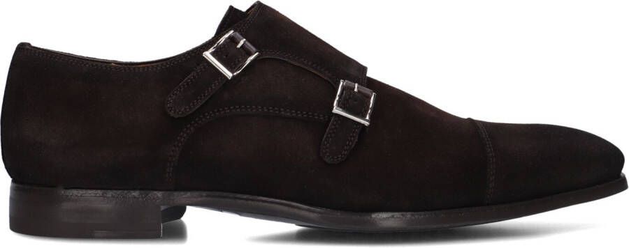 Magnanni Instappers Heren Gespschoenen Herenschoenen Suède 16016 Bruin combi - Foto 2