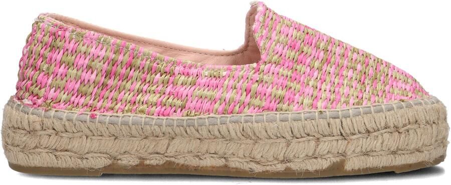 Manebi Espadrilles Female Instappers Damesschoenen Canvas G69D0 Roze