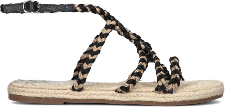 MANEBI Sandalen Dames F75y0 Maat: 42 Materiaal: Textiel Kleur: Zwart - Foto 2