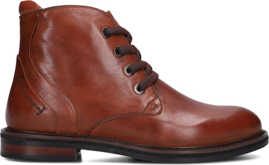 MARIPE Veterboots Dames Priscilla Maat: 44 Materiaal: Leer Kleur: Bruin