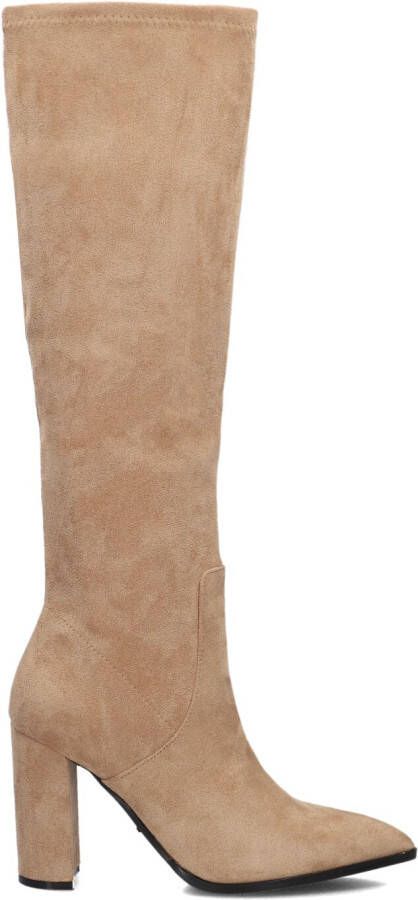 MARLOU Hoge Laarzen Dames 0492-21 Maat: 37 Materiaal: Textiel Kleur: Beige