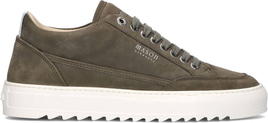 Mason Garments Lage Sneakers Dames Tia Originale Nuovo Maat: 40 Materiaal: Suède Kleur: Groen