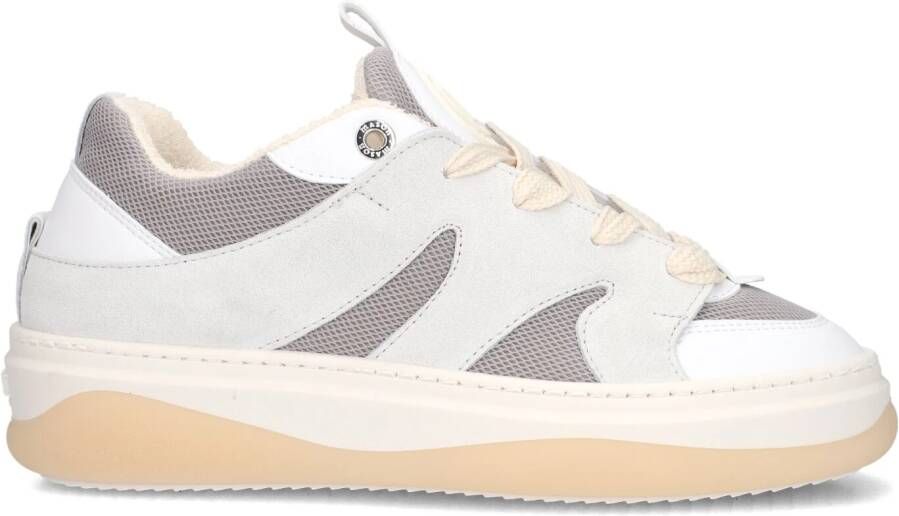 Mason Garments Lage Sneakers Dames Venice Tricolore Maat: 46 Materiaal: Textiel Kleur: Grijs