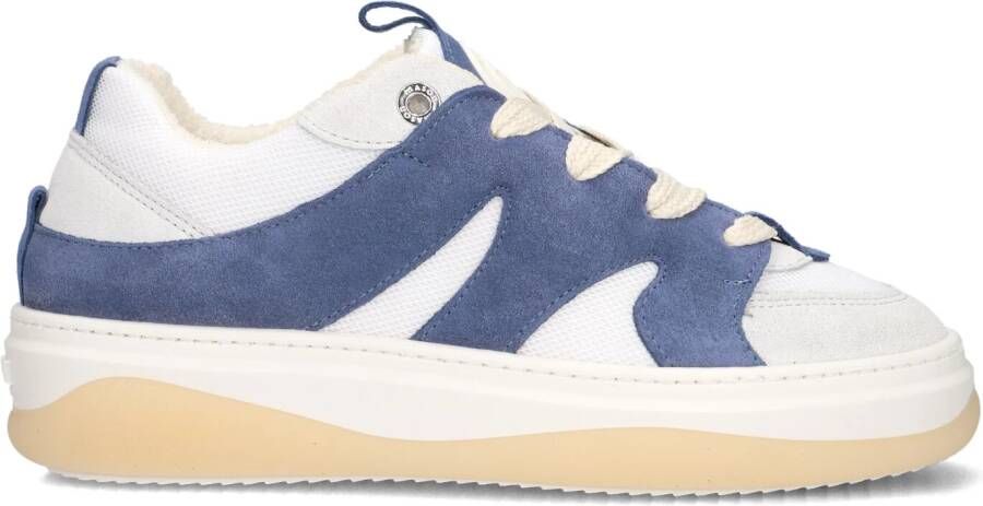 Mason Garments Lage Sneakers Dames Venice Tricolore Maat: 37 Materiaal: Canvas Kleur: Blauw