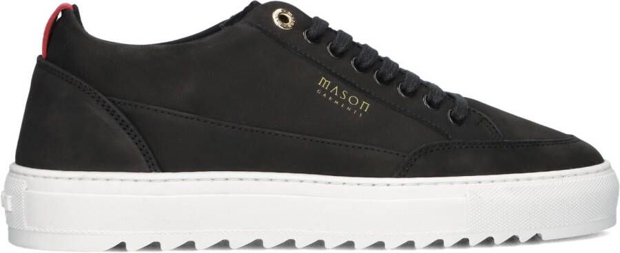 Mason Garments Lage Sneakers Heren Tia Nabuk Maat: 43 Materiaal: Nubuck Kleur: Zwart