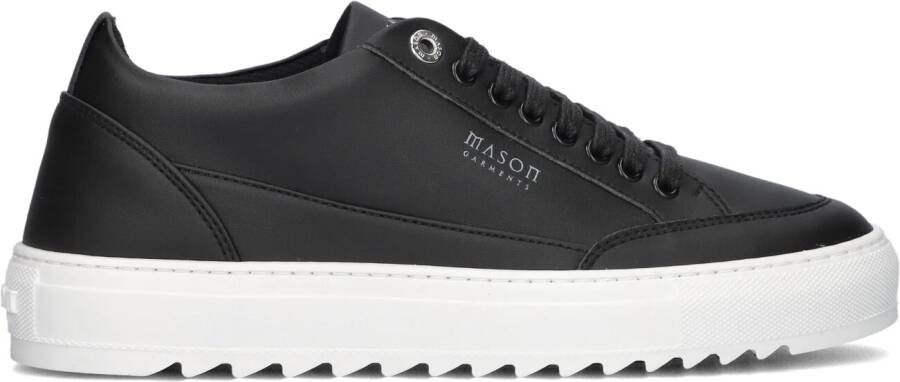 Mason Garments Lage Sneakers Heren Tia Nuovo Maat: 44 Materiaal: Leer Kleur: Zwart - Foto 2