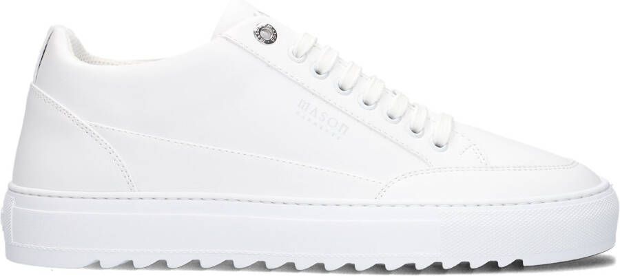 Mason Garments Lage Sneakers Heren Tia Nuovo Maat: 46 Materiaal: Leer Kleur: Wit