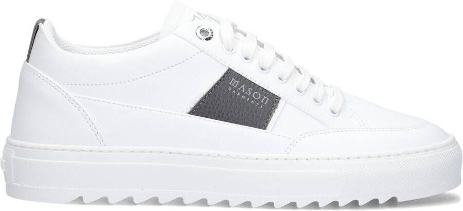 Mason Garments Lage Sneakers Heren Tia Sport Maat: 42 Materiaal: Leer Kleur: Wit - Foto 3