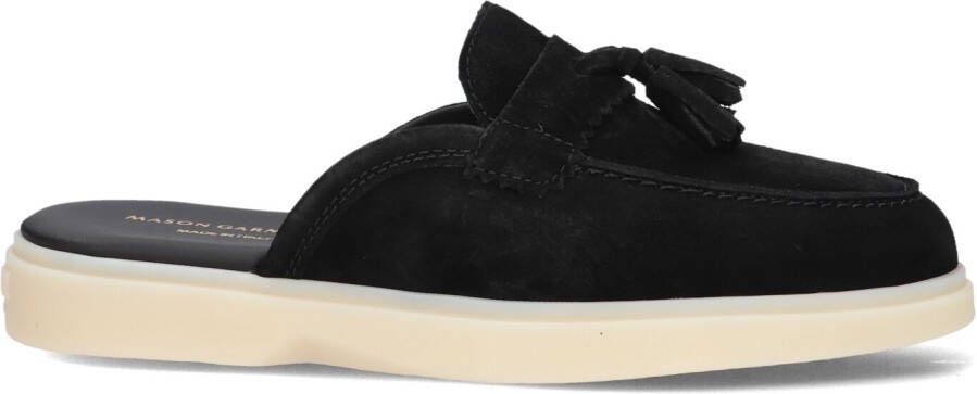 Mason Garments Loafers Dames Amalfi Mule Maat: 37 Materiaal: Suède Kleur: Zwart