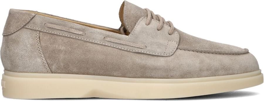 Mason Garments Instappers Heren Amalfi Boat Maat: 43 Materiaal: Suède Kleur: Taupe