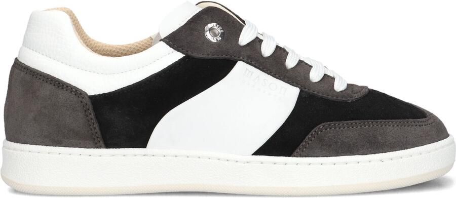 Mason Garments Lage Sneakers Dames Napoli Tradizionale Maat: 37 Materiaal: Suède Kleur: Wit - Foto 1