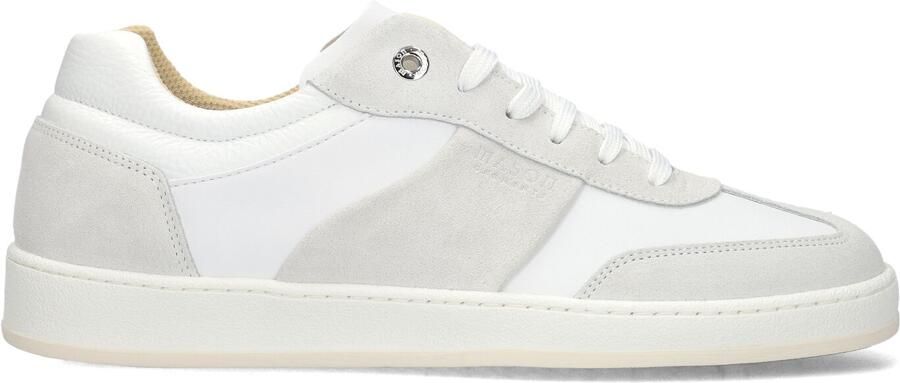 Mason Garments Lage Sneakers Dames Napoli Tradizionale Maat: 40 Materiaal: Suède Kleur: Wit