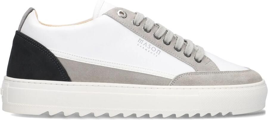 Mason Garments Lage Sneakers Heren Tia Ludico Maat: 41 Materiaal: Leer Kleur: Wit