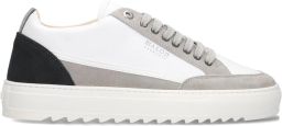 Mason Garments Lage Sneakers Heren Tia Ludico Leer Wit