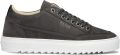 Mason Garments Lage Sneakers Heren Tia Nubuck Donkergrijs - Grijs