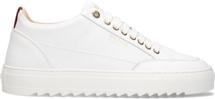 Mason Garments Lage Sneakers Heren Tia Primo Maat: 43 Materiaal: Leer Kleur: Wit