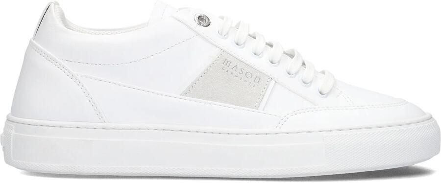 Mason Garments Lage Sneakers Heren Tia Sport Maat: 44 Materiaal: Leer Kleur: Wit